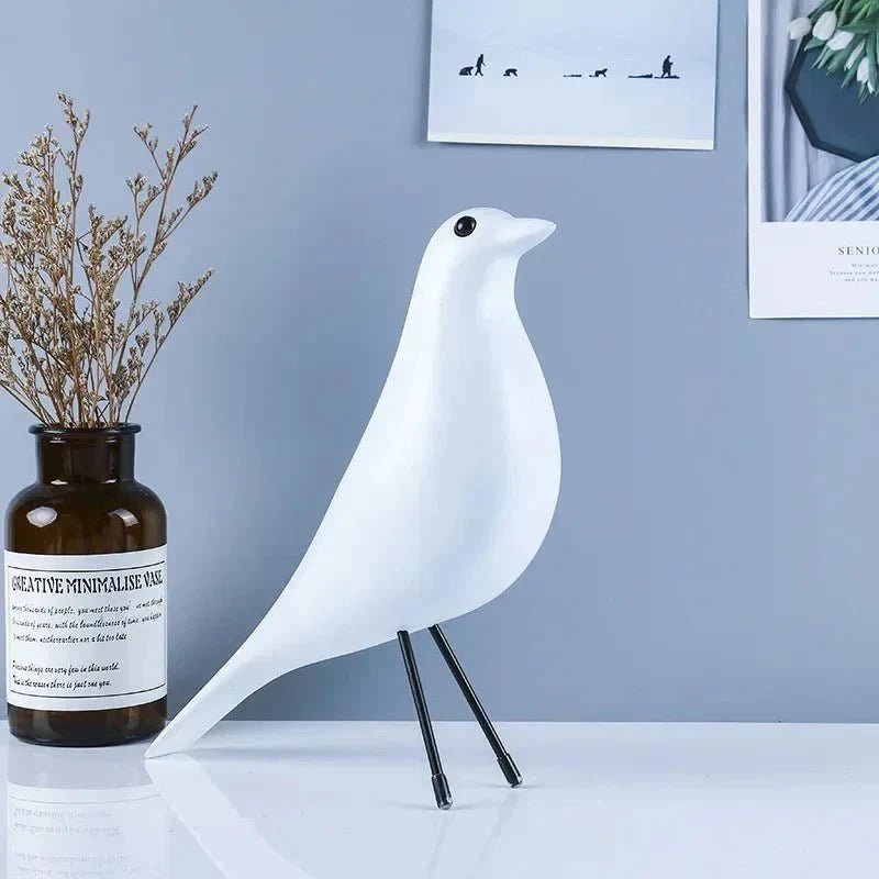 Decoratief vogelbeeld van polyresin – 26 cm - Vessina
