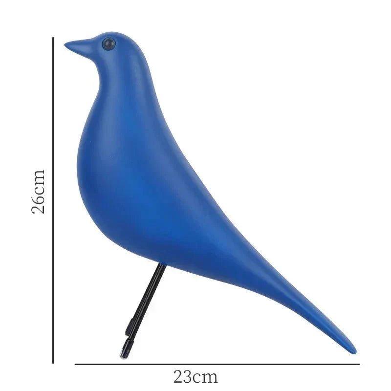 Decoratief vogelbeeld van polyresin – 26 cm - Vessina