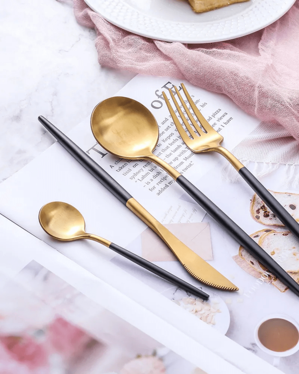 Luxe bestekset van roestvrij staal - Vessina