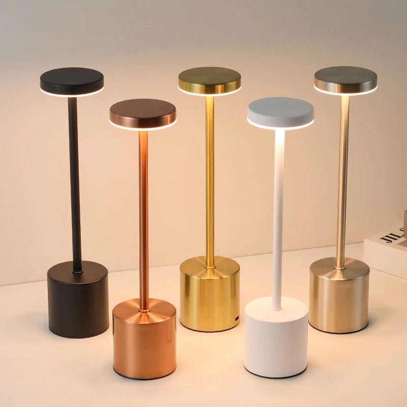 Vessina – Klassieke Metalen Touch LED Tafellamp - Vessina