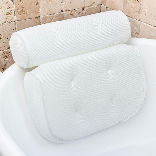 Badkussen met Zuignappen – Ademend 3D Mesh Polyester - Vessina