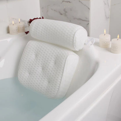Badkussen met Zuignappen – Ademend 3D Mesh Polyester - Vessina