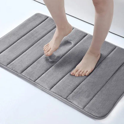 Badmat van zachte microvezel, antislip met absorberende structuur - Vessina