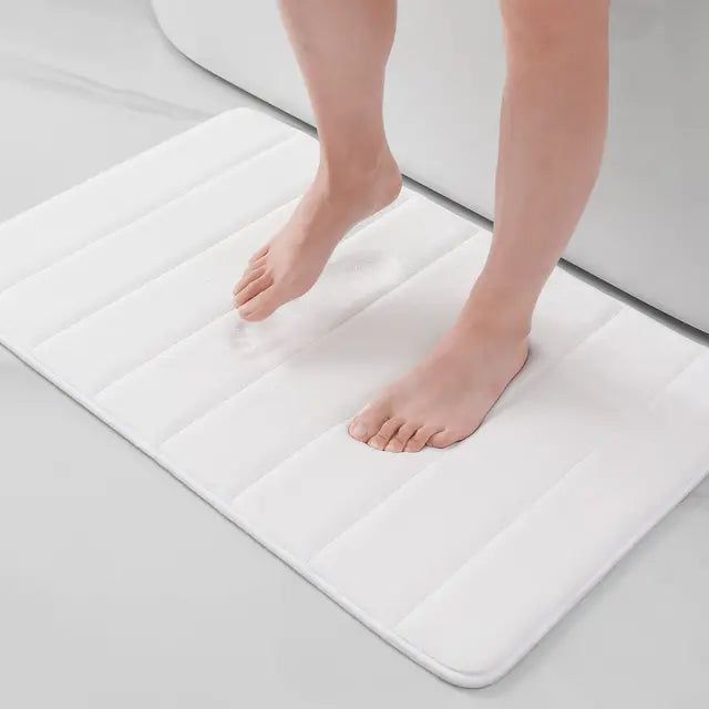 Badmat van zachte microvezel, antislip met absorberende structuur - Vessina