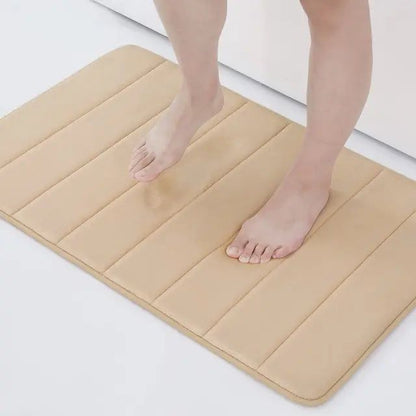 Badmat van zachte microvezel, antislip met absorberende structuur - Vessina