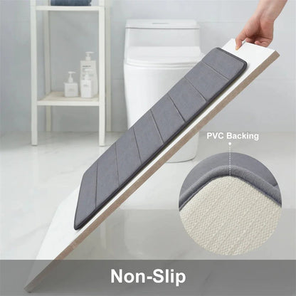 Badmat van zachte microvezel, antislip met absorberende structuur - Vessina