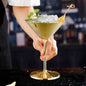 Cocktailglazen van roestvrij staal met dubbele wand, metallic afwerking - Vessina