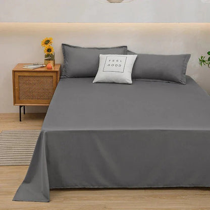 Dekbedovertrek polyester, ademend met gewassen look - Vessina