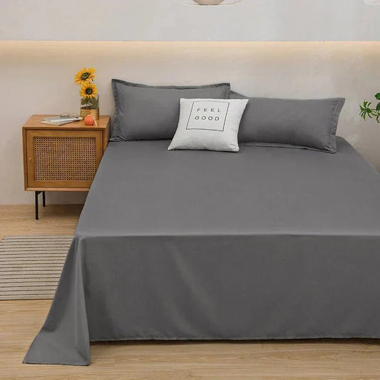 Dekbedovertrek polyester, ademend met gewassen look - Vessina