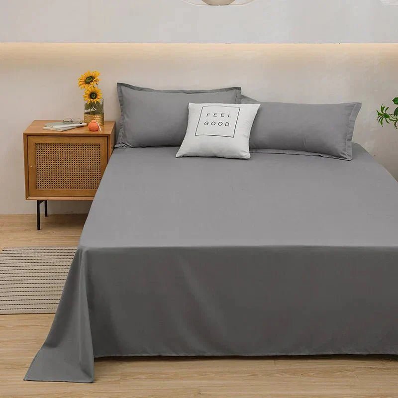 Dekbedovertrek polyester, ademend met gewassen look - Vessina
