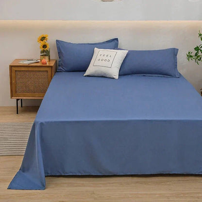 Dekbedovertrek polyester, ademend met gewassen look - Vessina