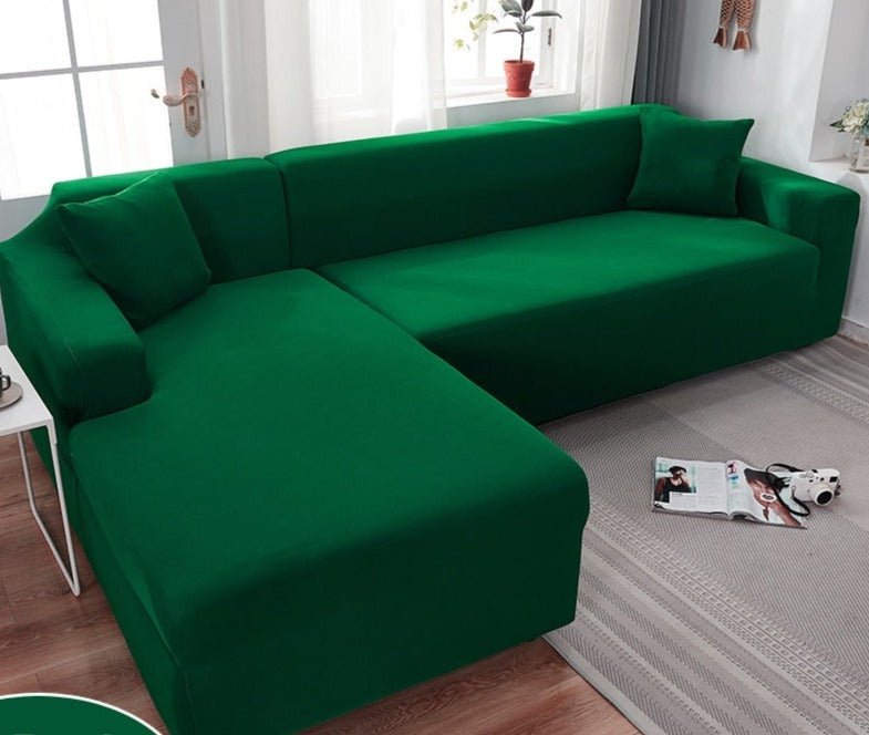 Elastische bankhoes van effen, waterafstotend polyester - Vessina
