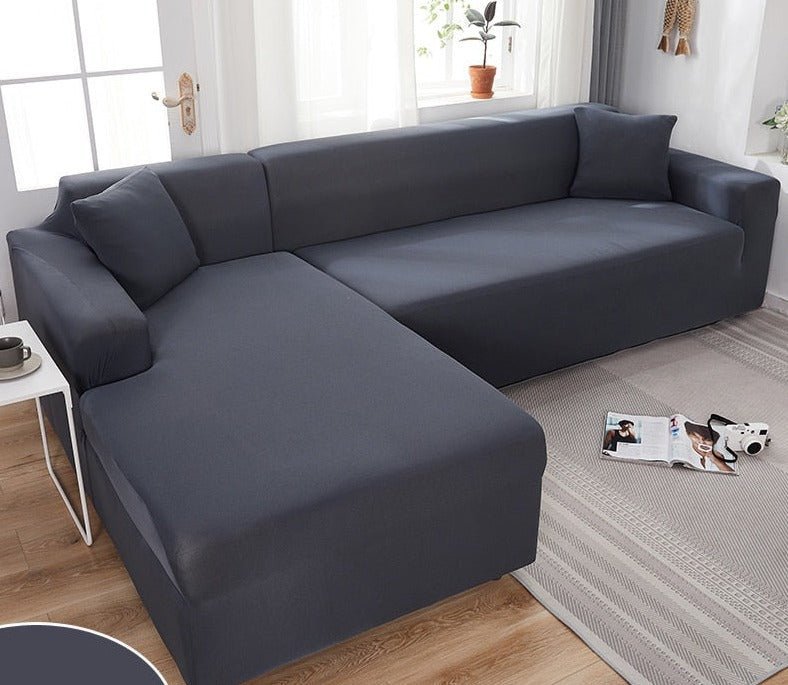 Elastische bankhoes van effen, waterafstotend polyester - Vessina
