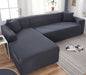 Elastische bankhoes van effen, waterafstotend polyester - Vessina