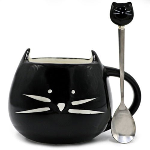 Keramische mok met kattenmotief - Vessina