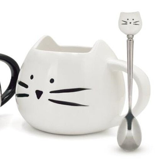 Keramische mok met kattenmotief - Vessina