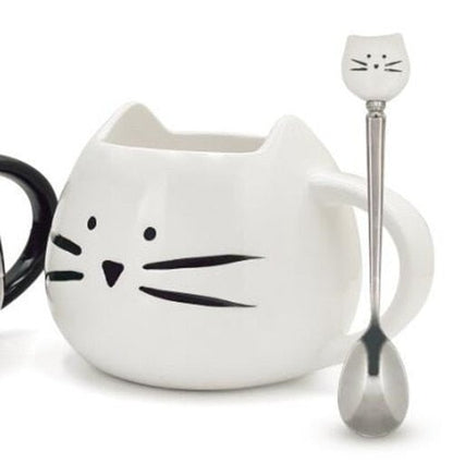 Keramische mok met kattenmotief - Vessina