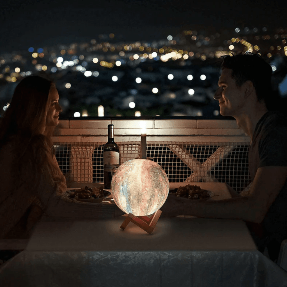 LED nachtlamp met sterrenprojectie - met touch bediening - Vessina