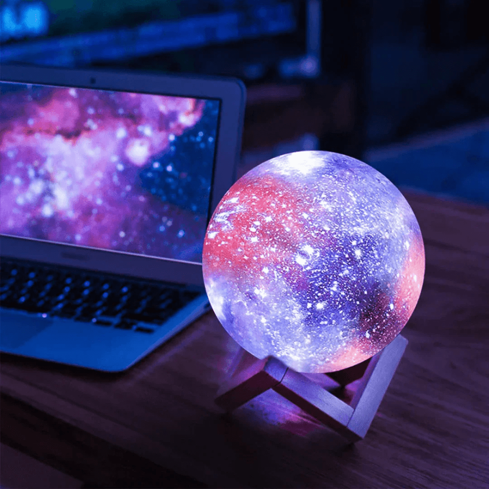 LED nachtlamp met sterrenprojectie - met touch bediening - Vessina