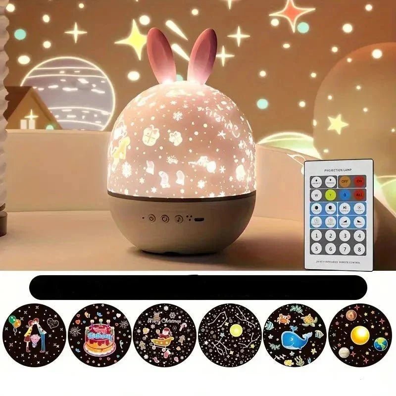 LED Sfeerlamp met Hemelprojectie – ABS - Vessina