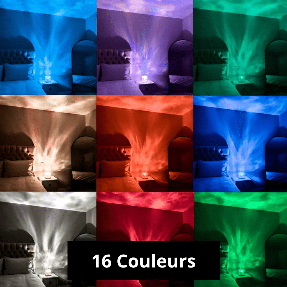 LED sfeerlicht met mat glaslook, 16 kleuren - Vessina