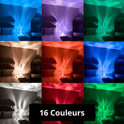 LED sfeerlicht met mat glaslook, 16 kleuren - Vessina