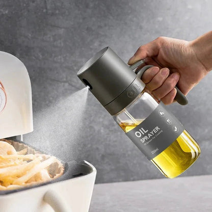 Oliespray van borosilicaatglas, 250 ml met fijnverneveling - Vessina