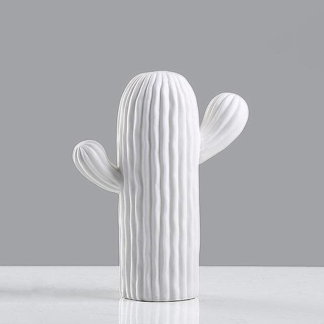 Porseleinen decoratieve cactus, set van 2 - Vessina