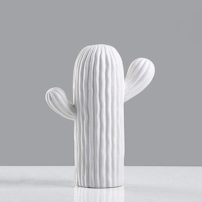 Porseleinen decoratieve cactus, set van 2 - Vessina