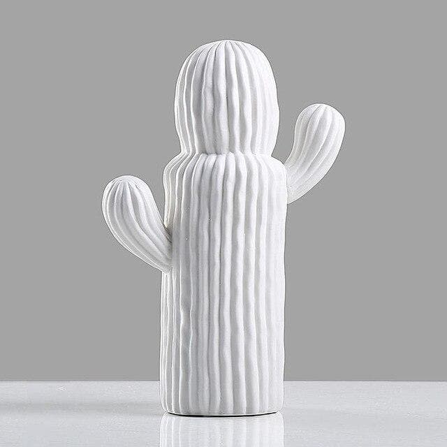 Porseleinen decoratieve cactus, set van 2 - Vessina