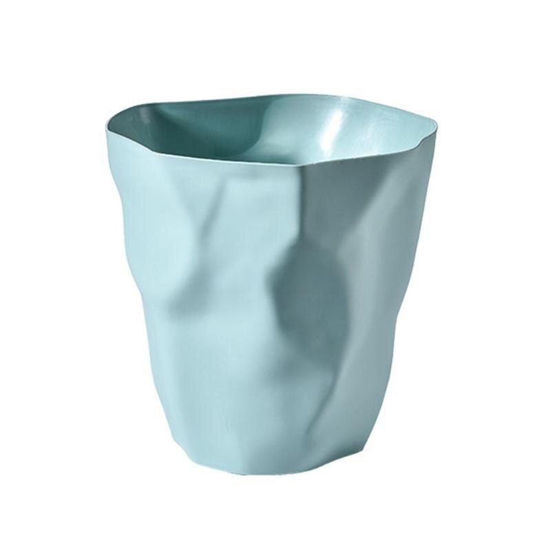 Prullenbak van mat kunststof met asymmetrisch design - Vessina