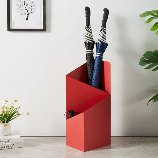 Scandinavisch design paraplubak van metaal met geometrisch patroon - Vessina