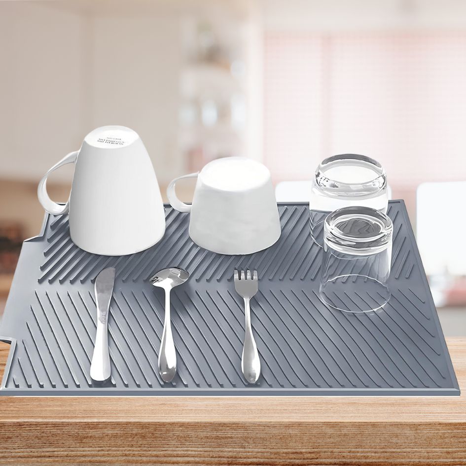 Siliconen afdruipmat voor servies en bestek - Vessina