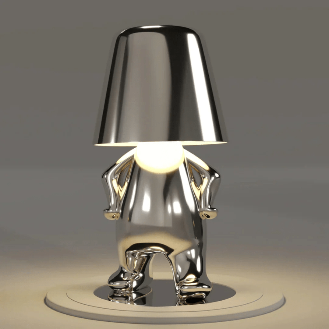 Tafellamp van gekleurde hars met LED - verlichting - Vessina