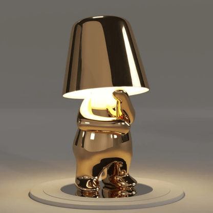 Tafellamp van gekleurde hars met LED - verlichting - Vessina