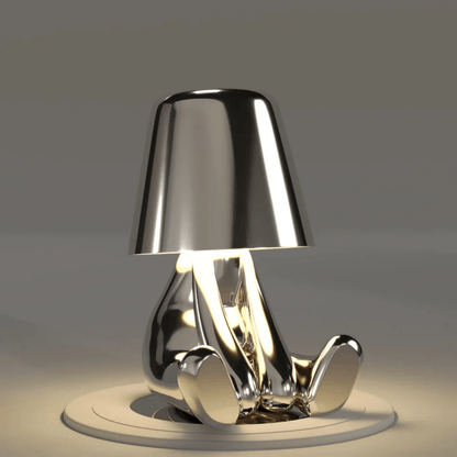 Tafellamp van gekleurde hars met LED - verlichting - Vessina