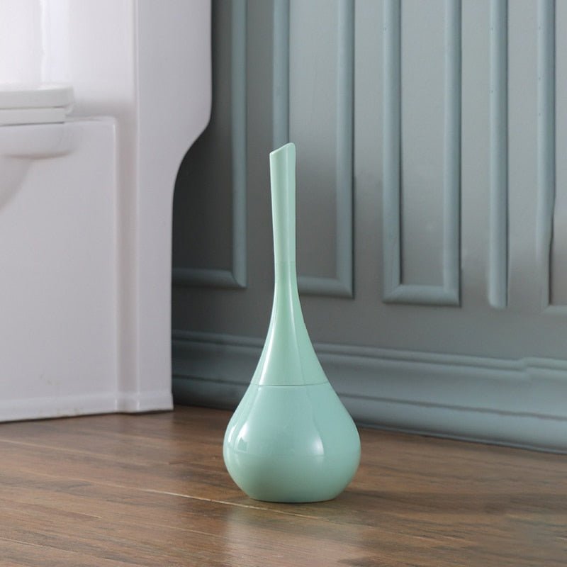 Toiletborstel met afneembaar reservoir, mat ABS en roestvrij staal - Vessina