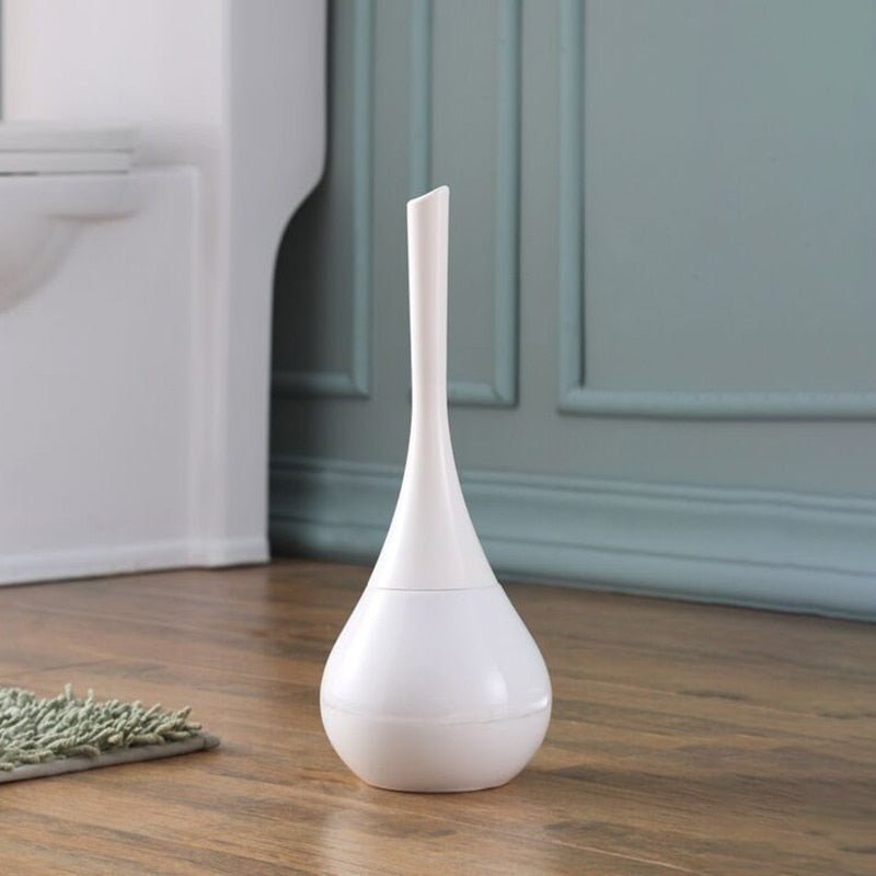 Toiletborstel met afneembaar reservoir, mat ABS en roestvrij staal - Vessina