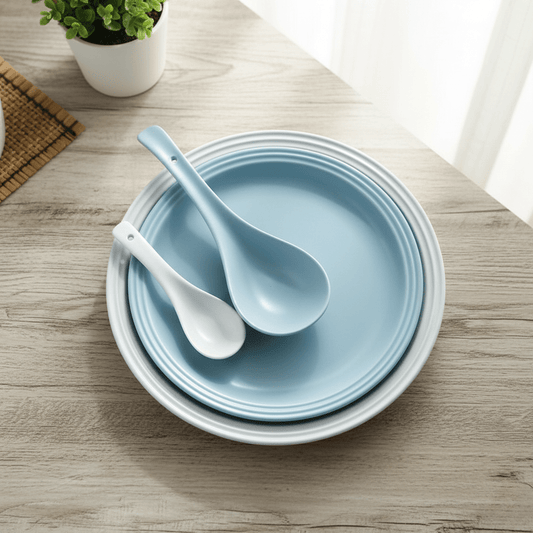 Vessina – 5 - Delige Moderne Pastel Keramische Vazenset voor Tijdloze Uitstraling - Vessina