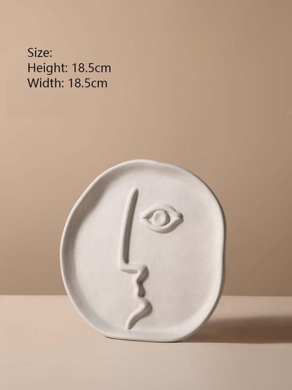 Vessina – Abstract Gezicht Vaas Decoratie - Vessina