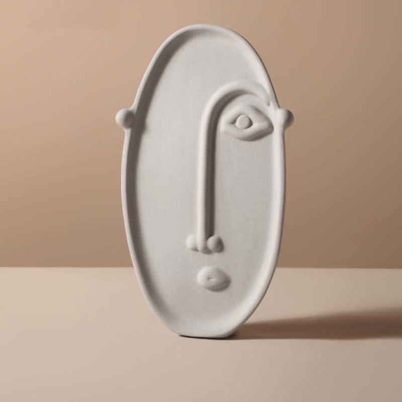 Vessina – Abstract Gezicht Vaas Decoratie - Vessina
