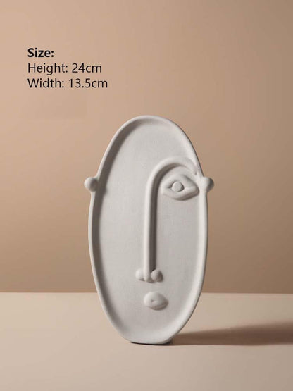 Vessina – Abstract Gezicht Vaas Decoratie - Vessina