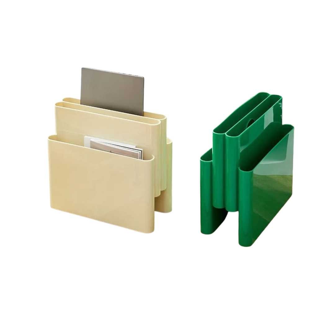 Vessina – Elegante Tijdschriftenhouder in Neutrale Kleuren voor een Stijlvolle Presentatie - Vessina