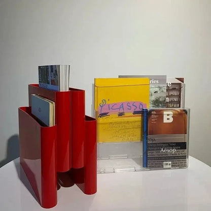 Vessina – Elegante Tijdschriftenhouder in Neutrale Kleuren voor een Stijlvolle Presentatie - Vessina