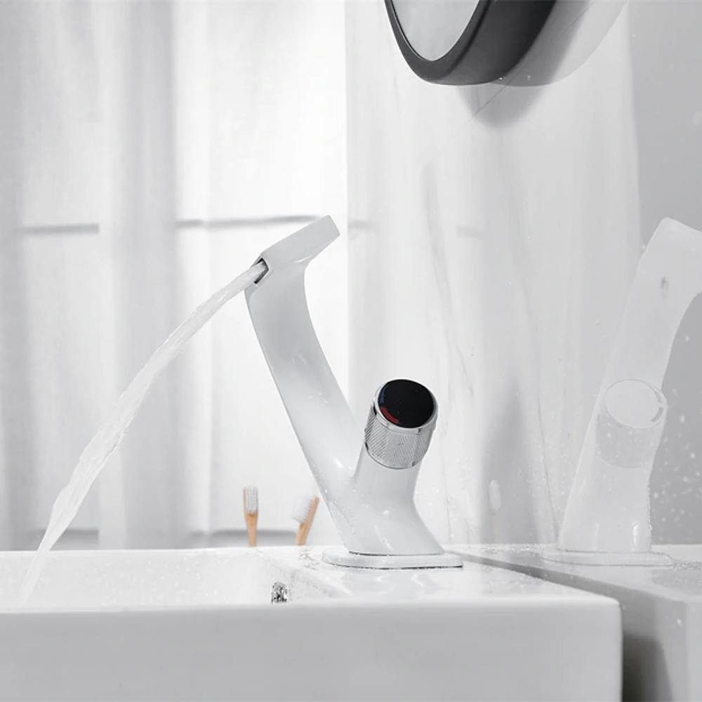 Vessina – Elegante Wastafelkraan van Chroom voor Stijlvolle Badkamers met Tijdloze Elegantie - Vessina