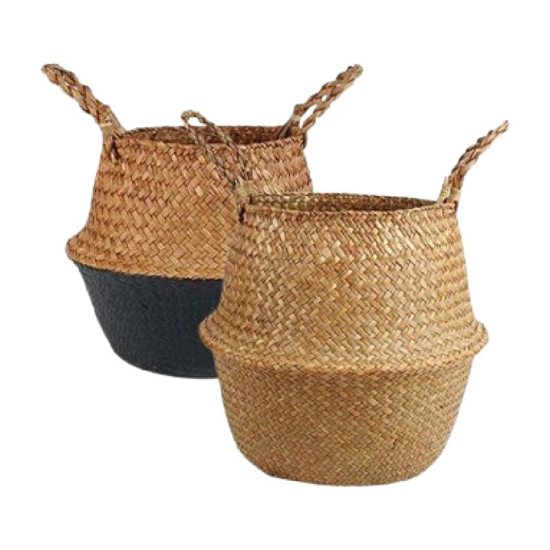 Vessina – Gevlochten Plantenbak met Handvatten - Vessina