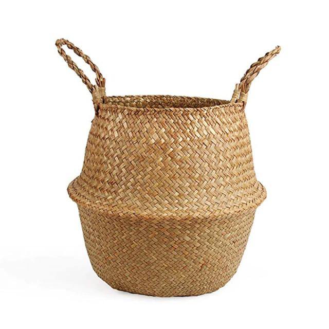 Vessina – Gevlochten Plantenbak met Handvatten - Vessina