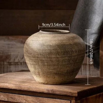 Vessina – Keramische Retro Wabi Sabi Vaas - Vessina