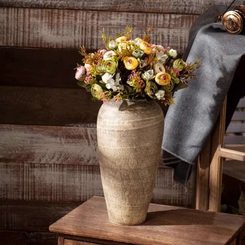 Vessina – Keramische Retro Wabi Sabi Vaas - Vessina