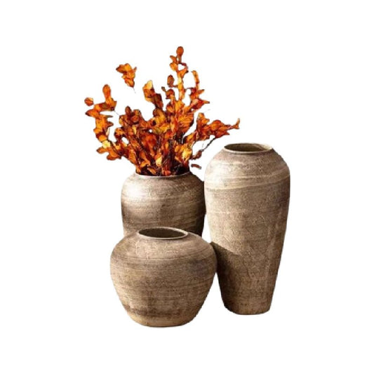 Vessina – Keramische Retro Wabi Sabi Vaas - Vessina